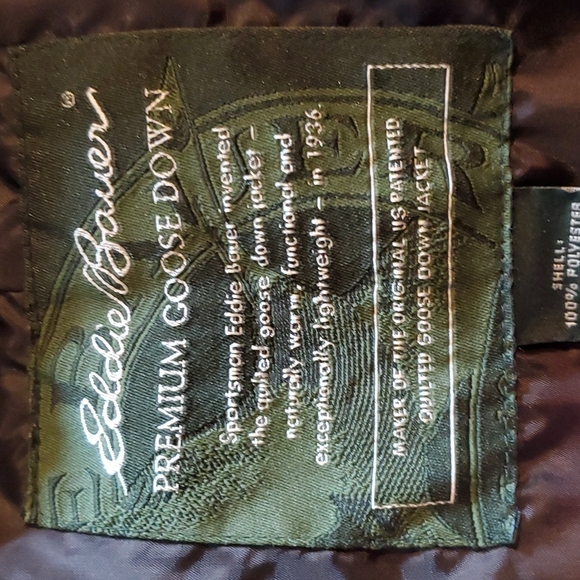 Eddie Bauer goose down vest M - Picture 3 of 5